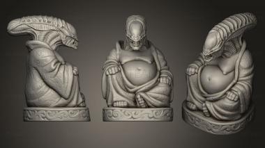 3D model Alien Buddha (STL)